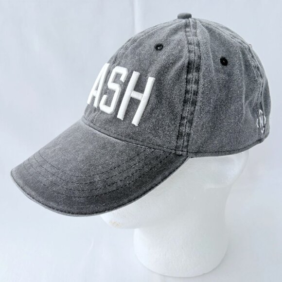 The NASH Collection Nashville Tennessee Gray Strapback Baseball Cap Hat NWT - Picture 2 of 8
